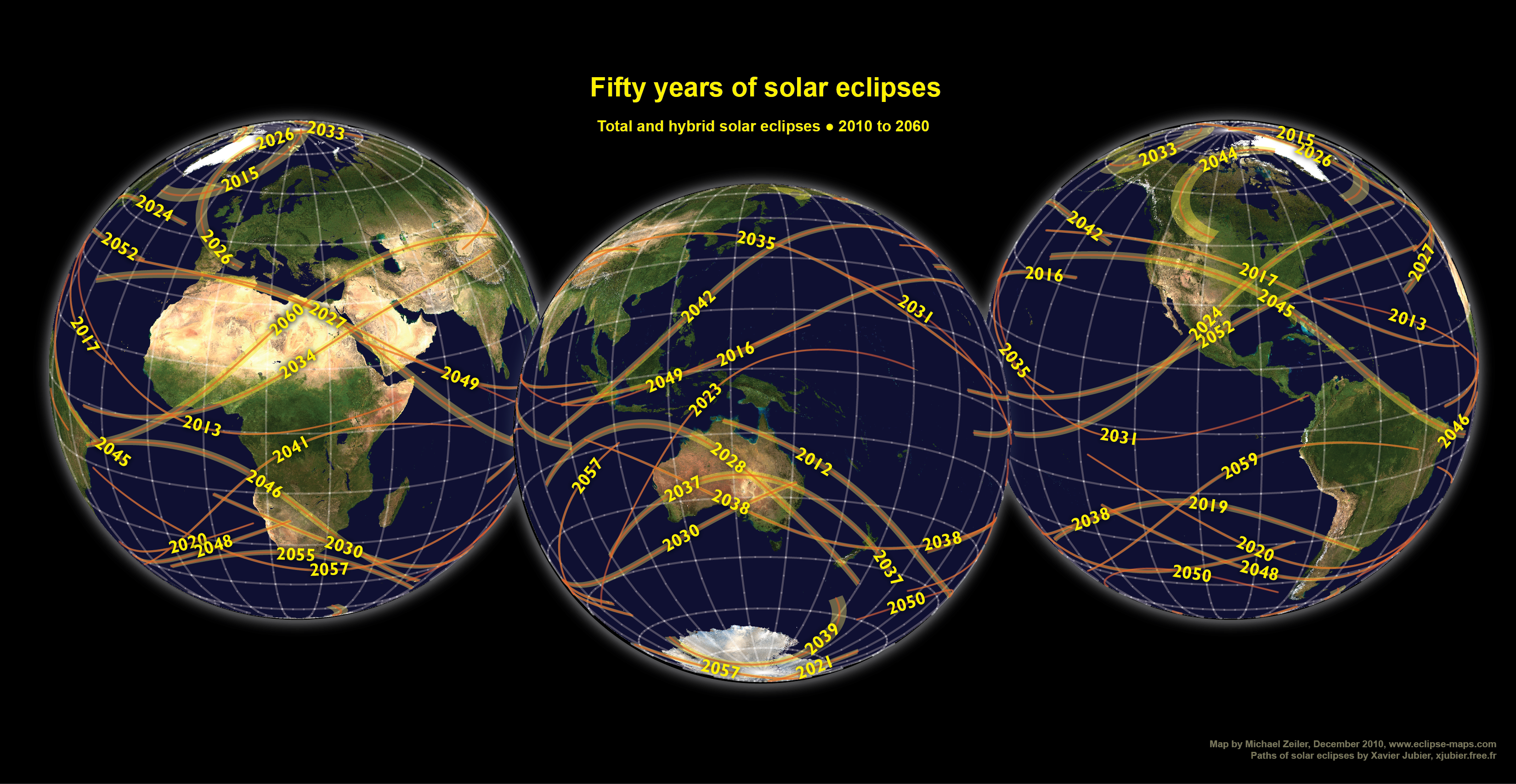 Solar Eclipse World Map Welcome